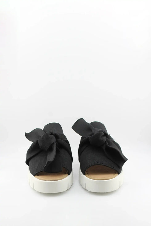 Bernie Mev Bow Detail Platform Slide